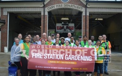 Firefighter Appreciation Gardening Volunteer Service