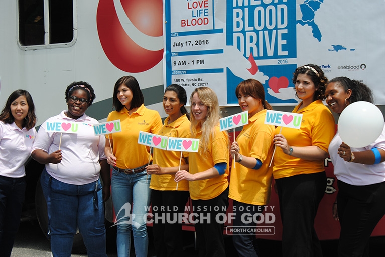 East Coast Mega Blood Drive, World Mission Society Church of God in Charlotte, wmscog north carolina