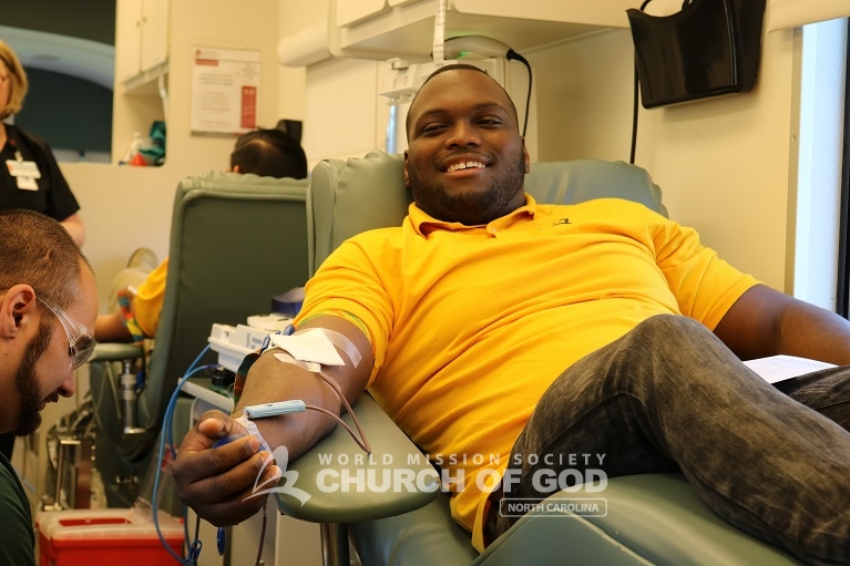 World Mission Society Church of God, wmscog, blood drive, donor, volunteer, community service, blood center, save lives, Charlotte, NC, North Carolina, worldwide, Passover